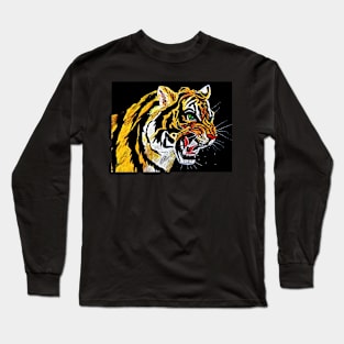 Tiger Stalking Prey Long Sleeve T-Shirt